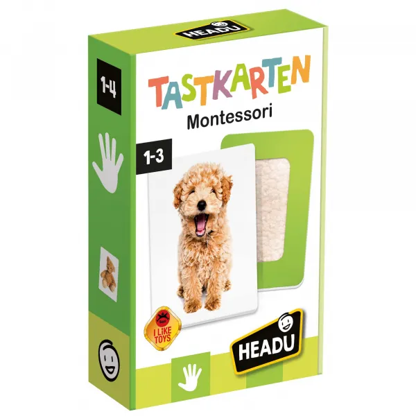 HEADU - Lernspiel - Tastkarten Montessori