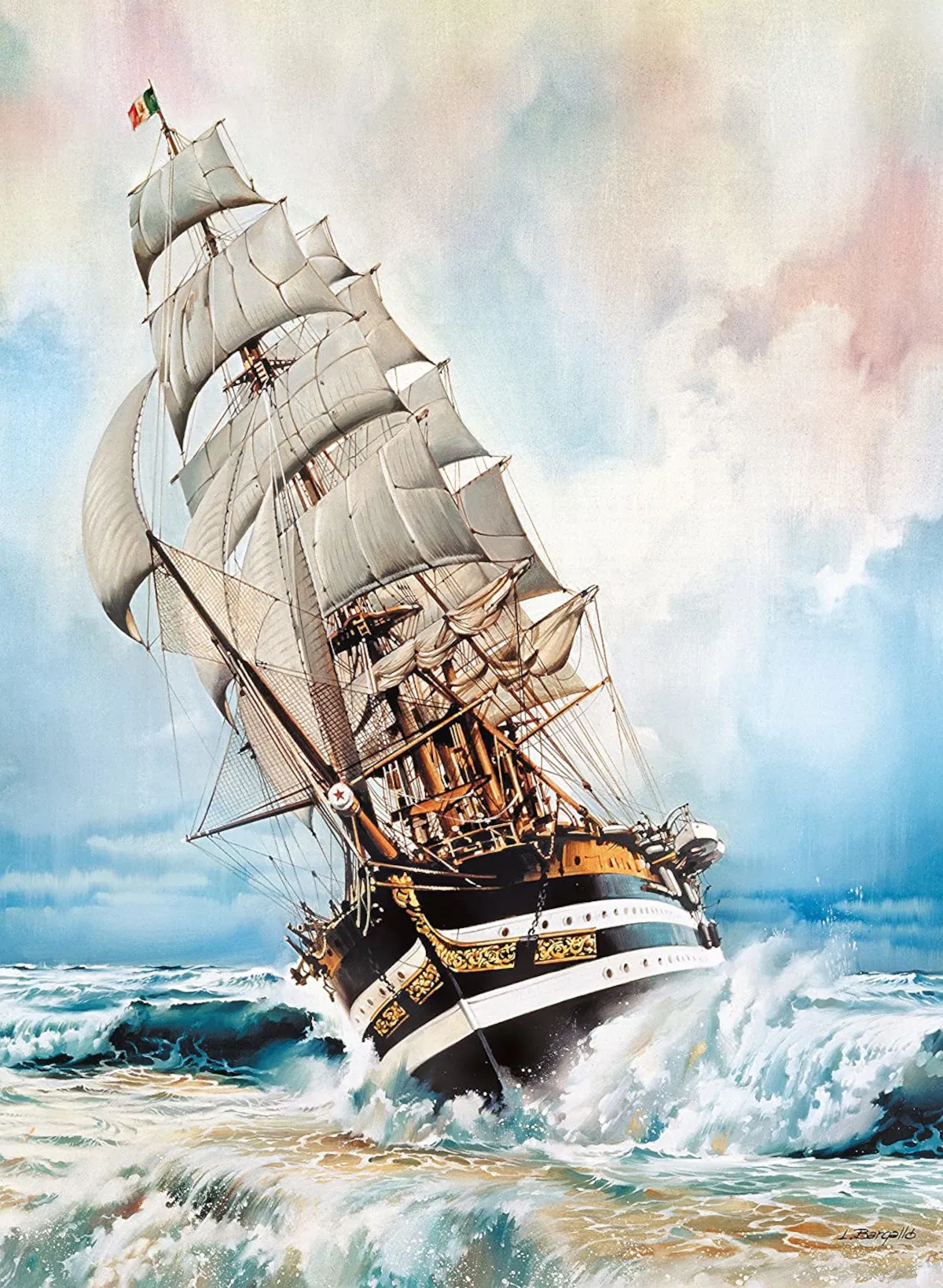 Clementoni Puzzle 39415 - Amerigo Vespucci (1000 Teile)