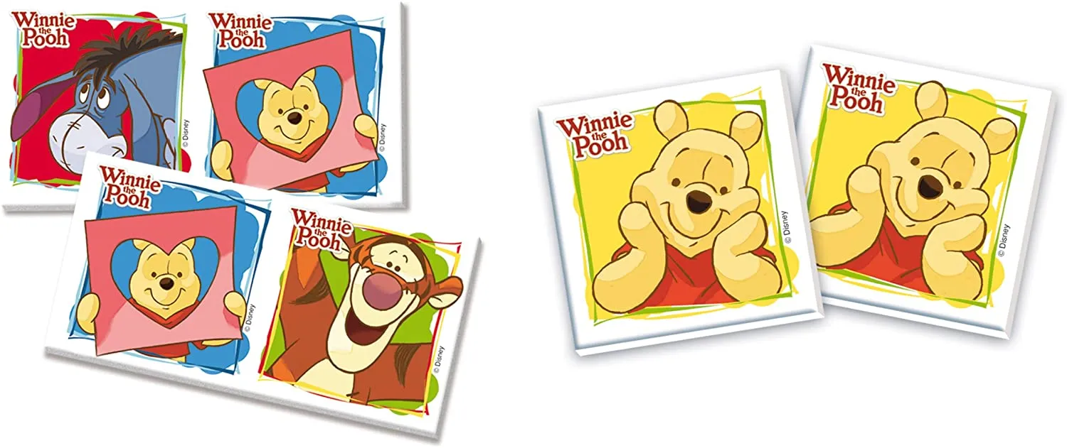 Winnie Pooh Spieleset 4in1 (Memo, Domino, Puzzle, Cubes)