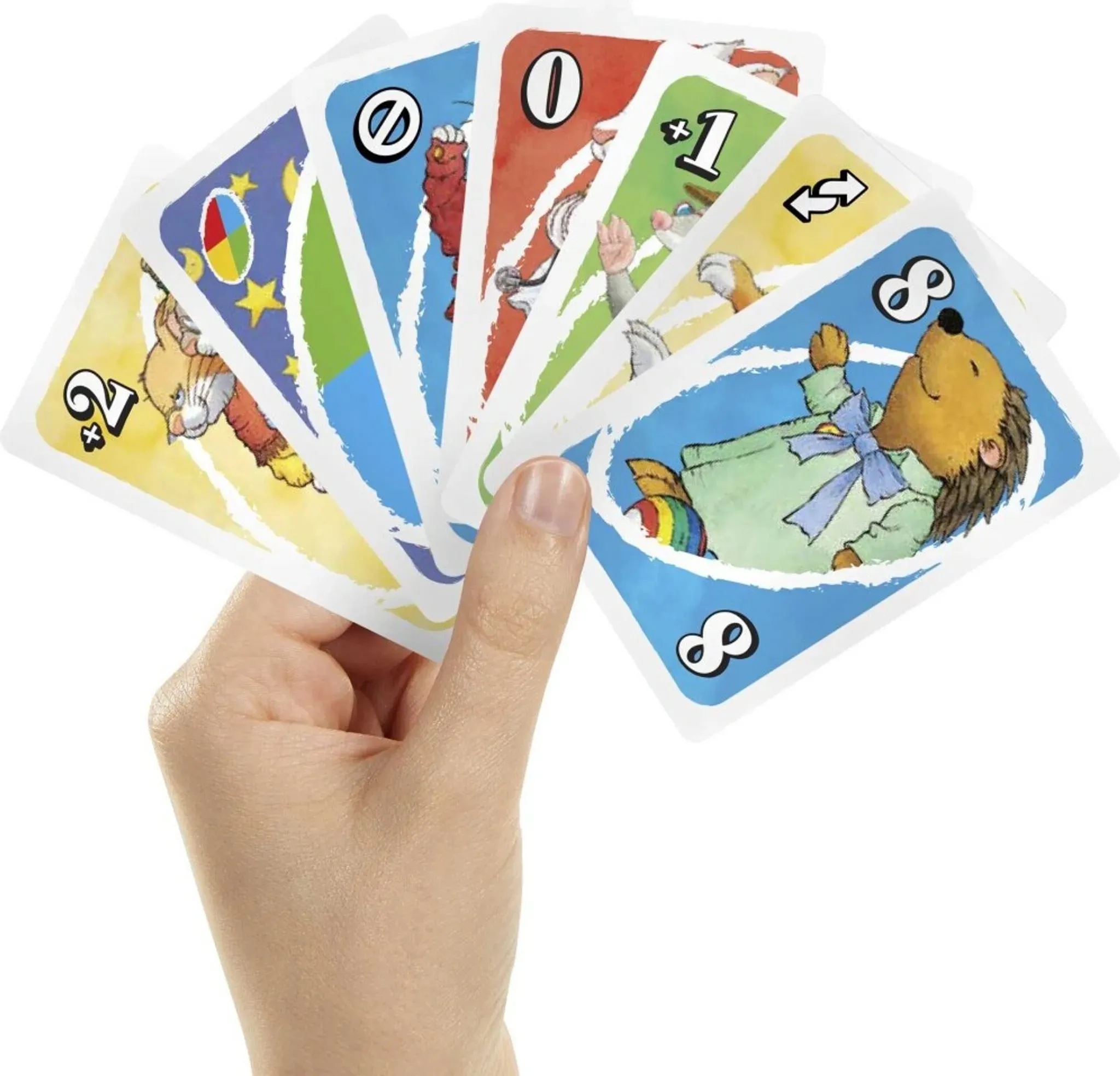 Mattel HFC79 - UNO Junior - Leo Lausemaus - Kartenspiel