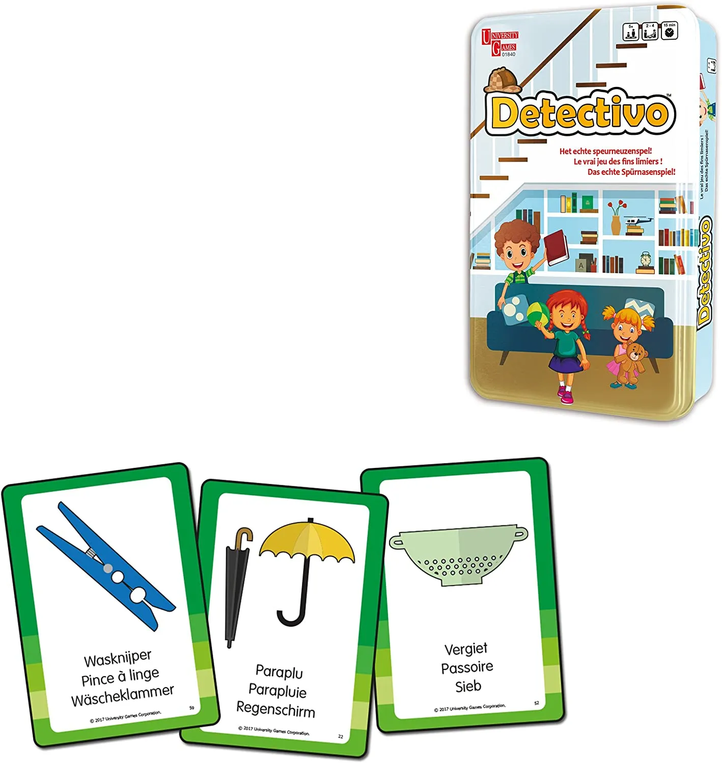 Piatnik Rätsel und Memo-Spielepaket (Rapido, Loco, Tropiko, Detectivo)