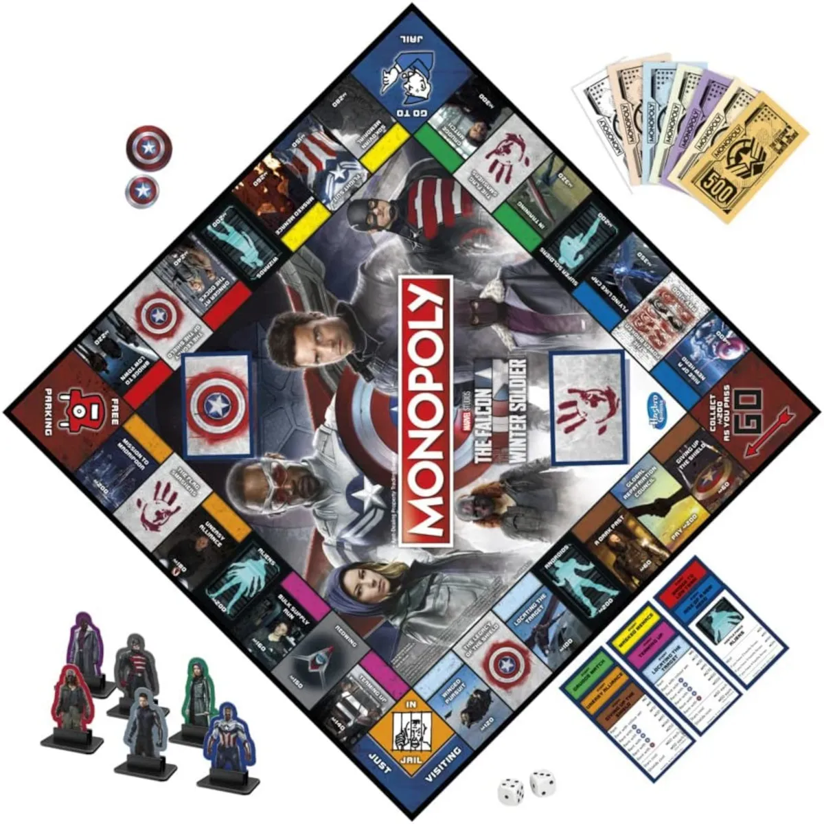Hasbro - Monopoly - The Falcon and the Winter Soldier (englisch)