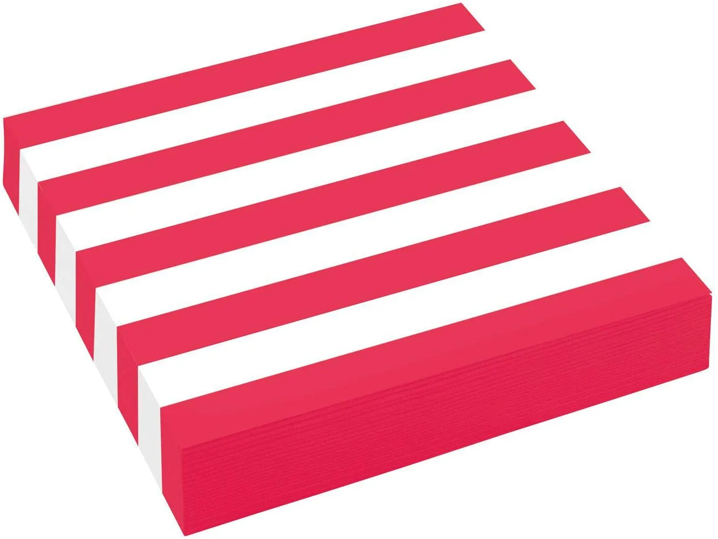 Amscan 9904266 - Servietten »Summer« rot/weiß (33x33cm, 20 Stück)