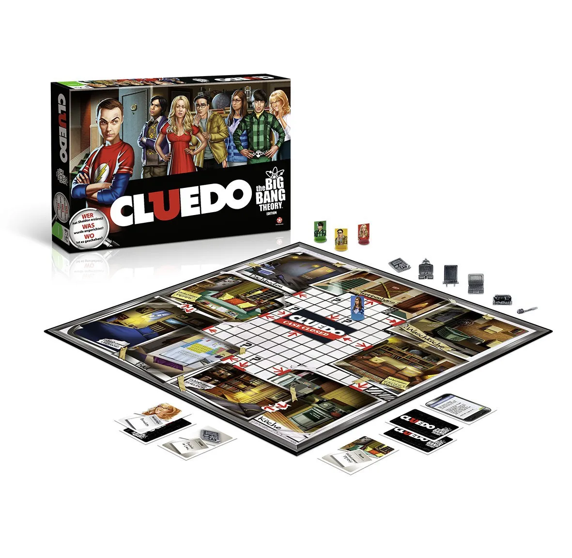 Cluedo The Big Bang Theory und Top Trumps The Big Bang Theory