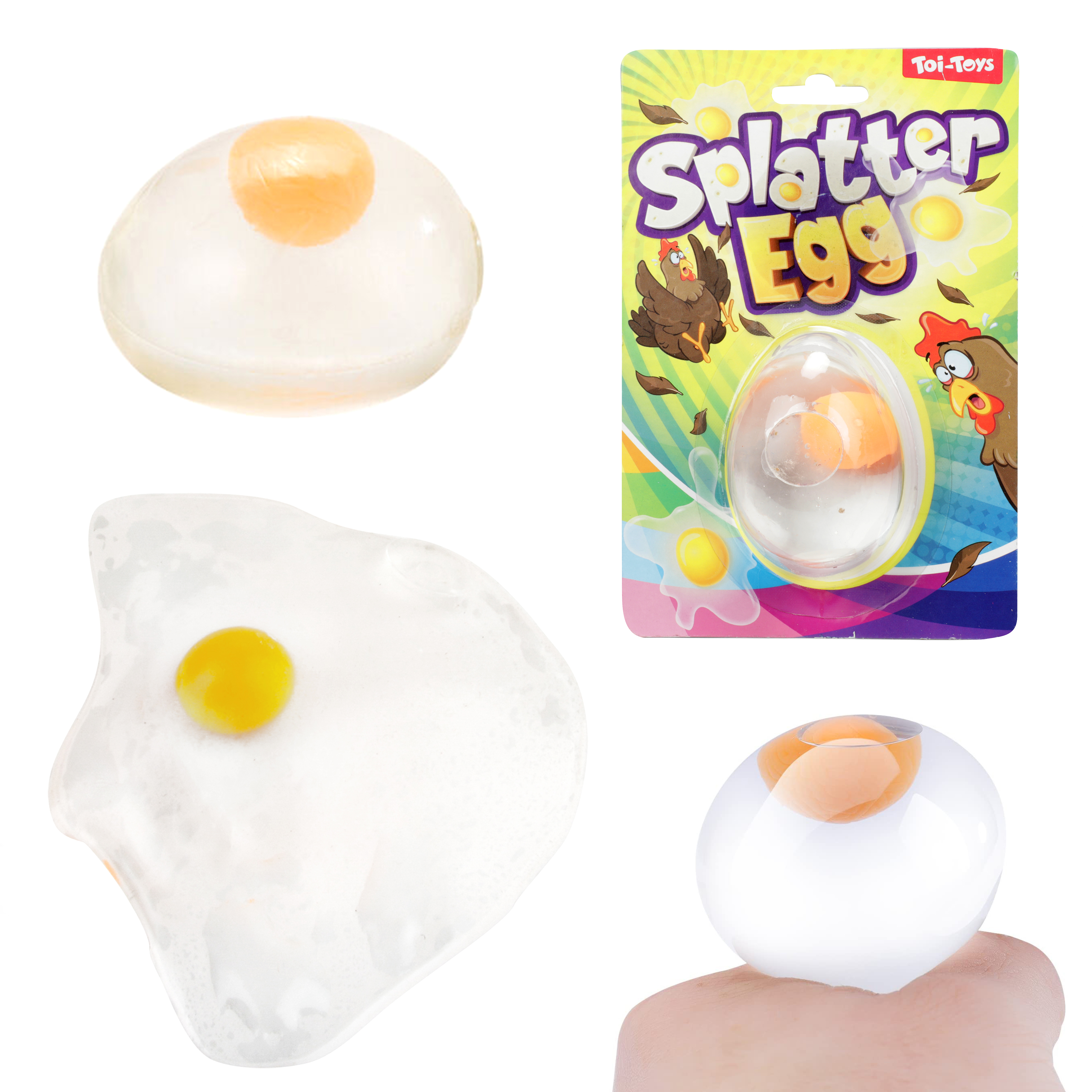 Toi-Toys 35247A - Anti-Stressball - Glibber Ei