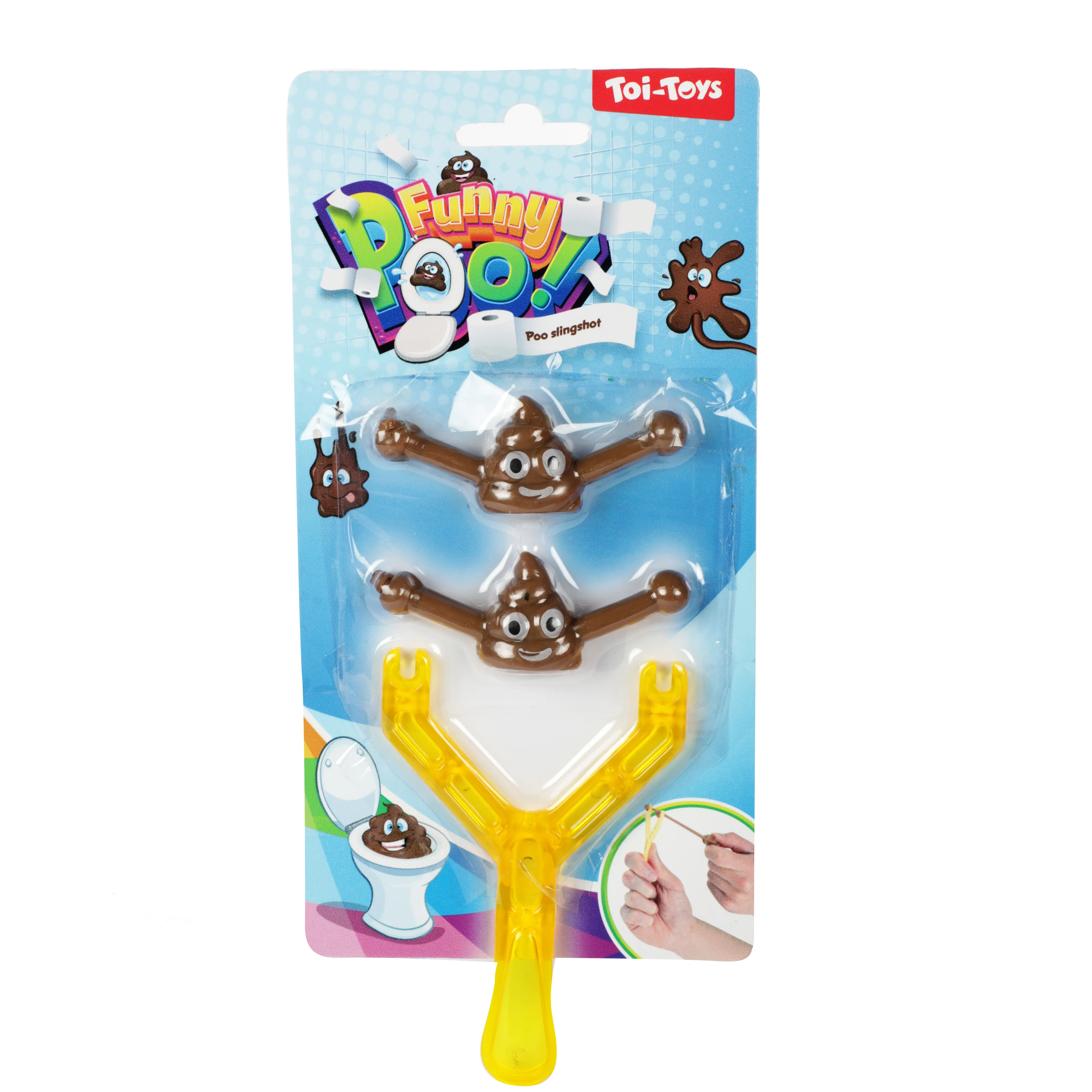 Toi-Toys 35726A - FUNNY POO Schleuder - Lächelnder Poop