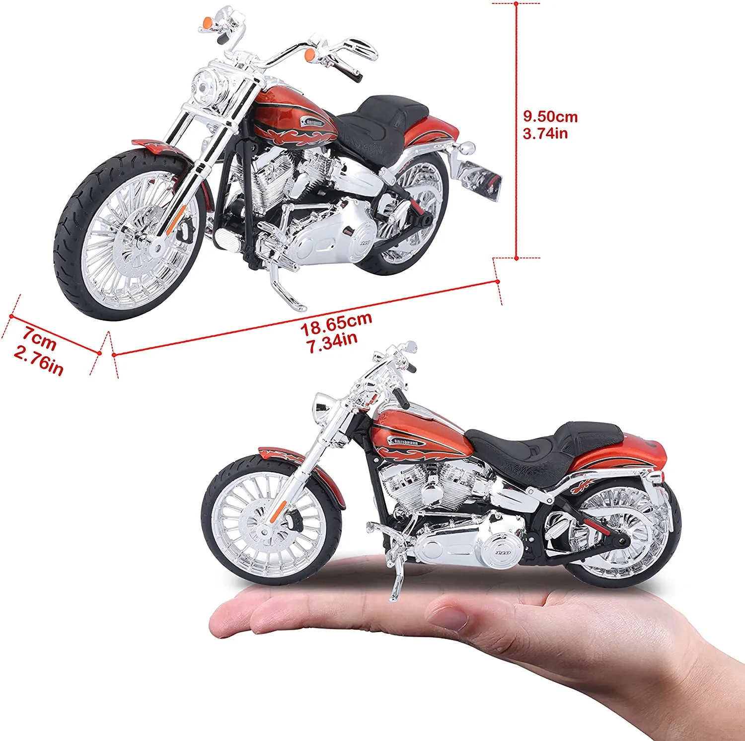 Maisto 32327 - Modellmotorrad - Harley Davidson CVO Breakout '14 (Maßstab 1:12)