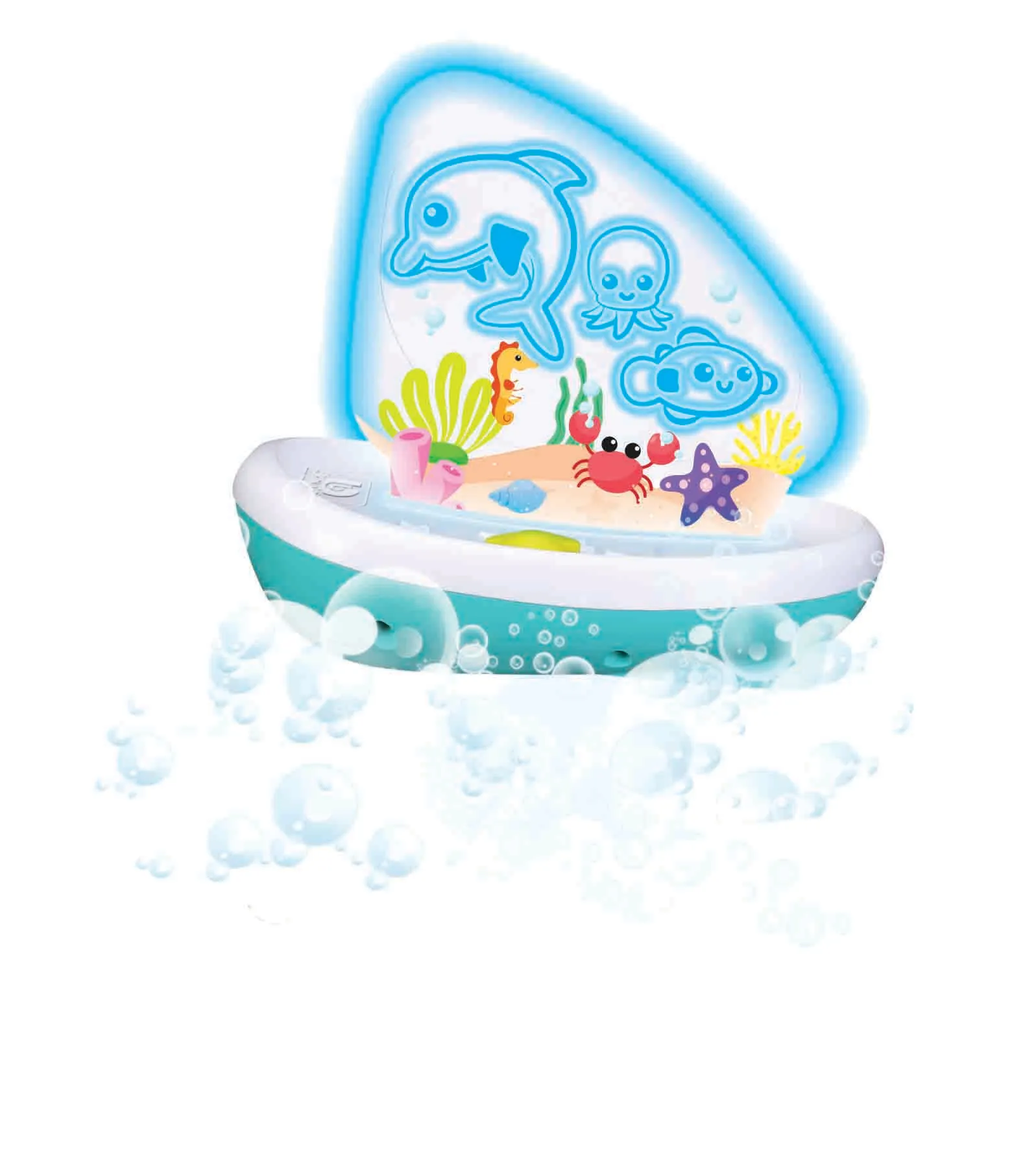 BB Junior 16-89022 - Spielzeugboot - Splash 'n Play Light Up Segelboot (15cm)