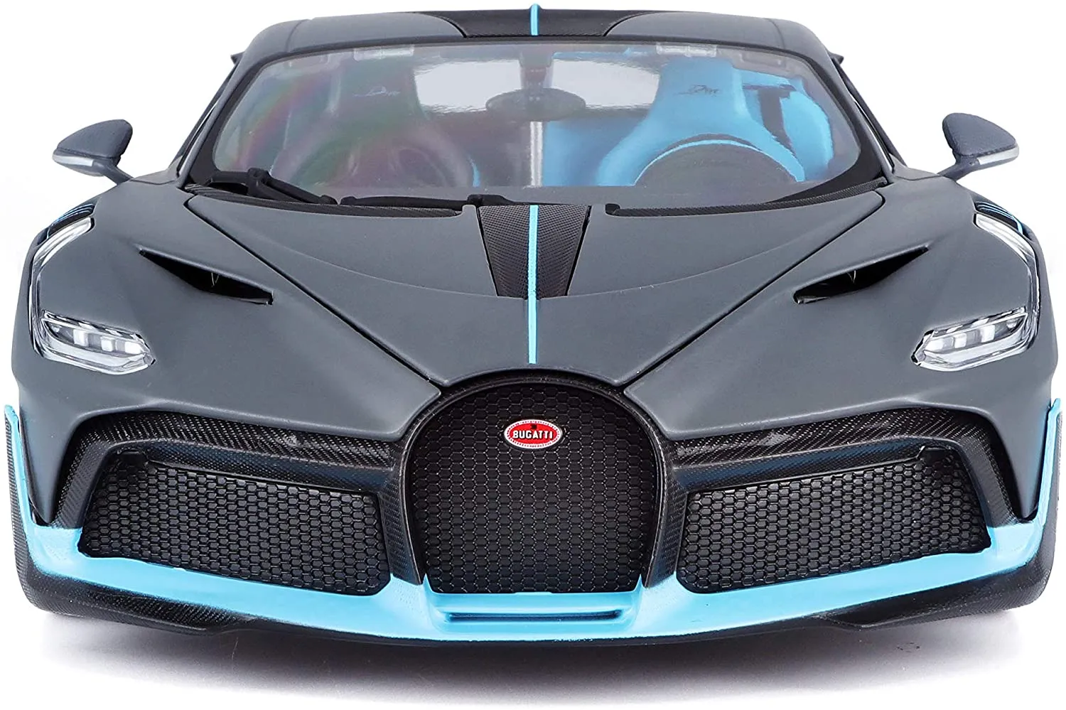 Bburago 18-11045BK - Modellauto - Bugatti DIVO (grau, Maßstab 1:18)