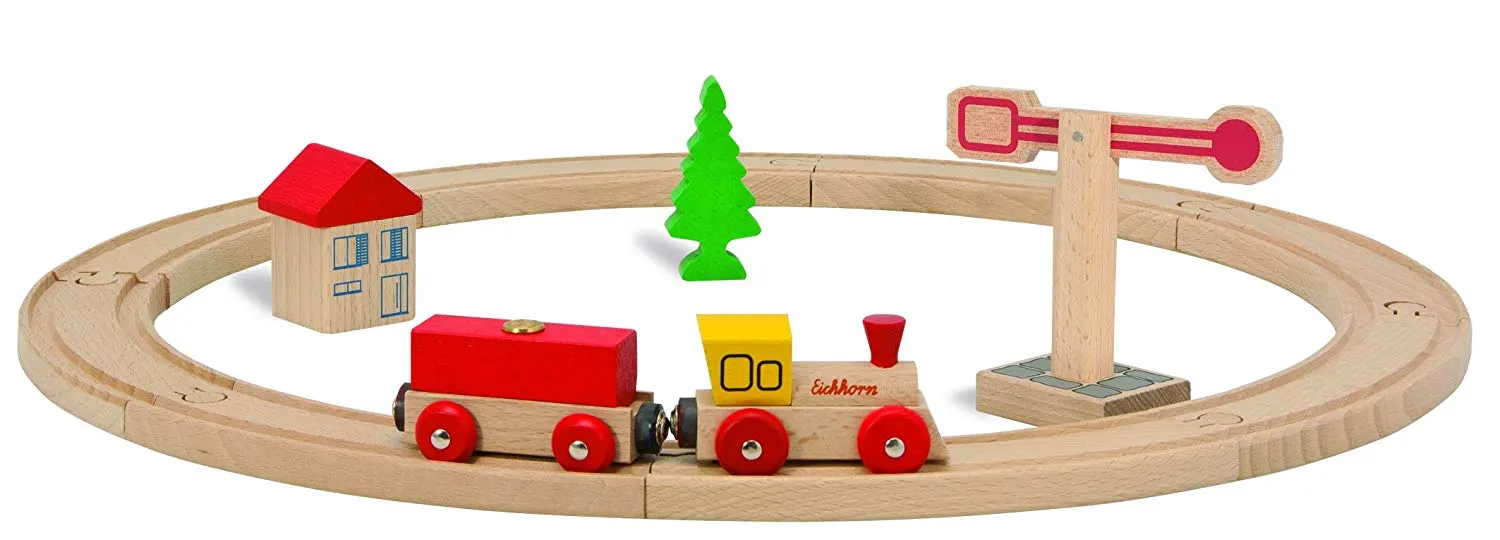 Eichhorn Holzeisenbahn Bundle (5-teilig)