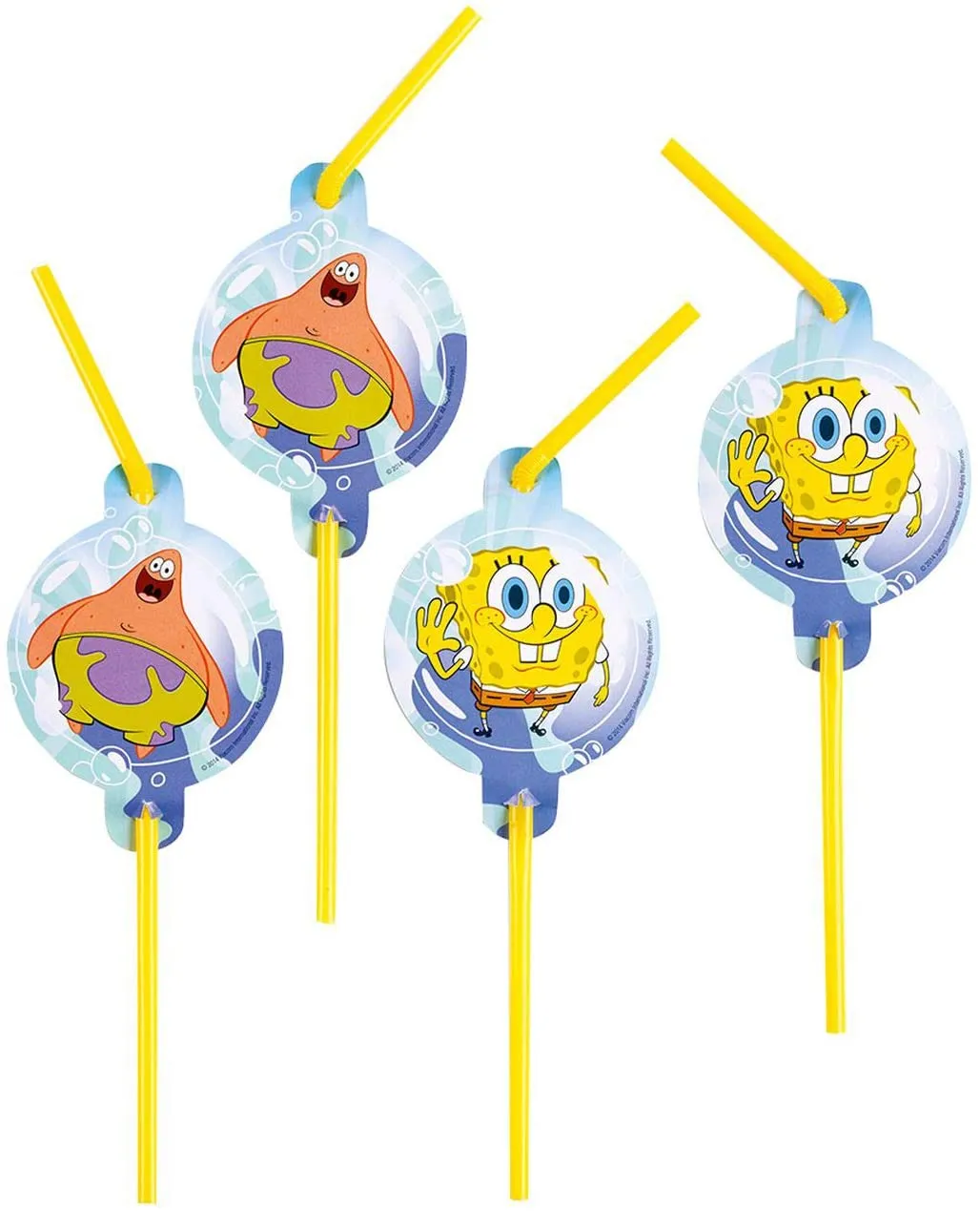 Spongebob Schwammkopf - Trinkhalme (8 Stück)