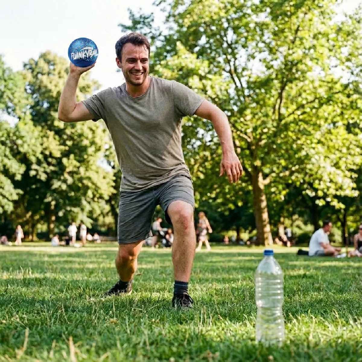 Flunkyball (15cm, dunkelblau/weiß)