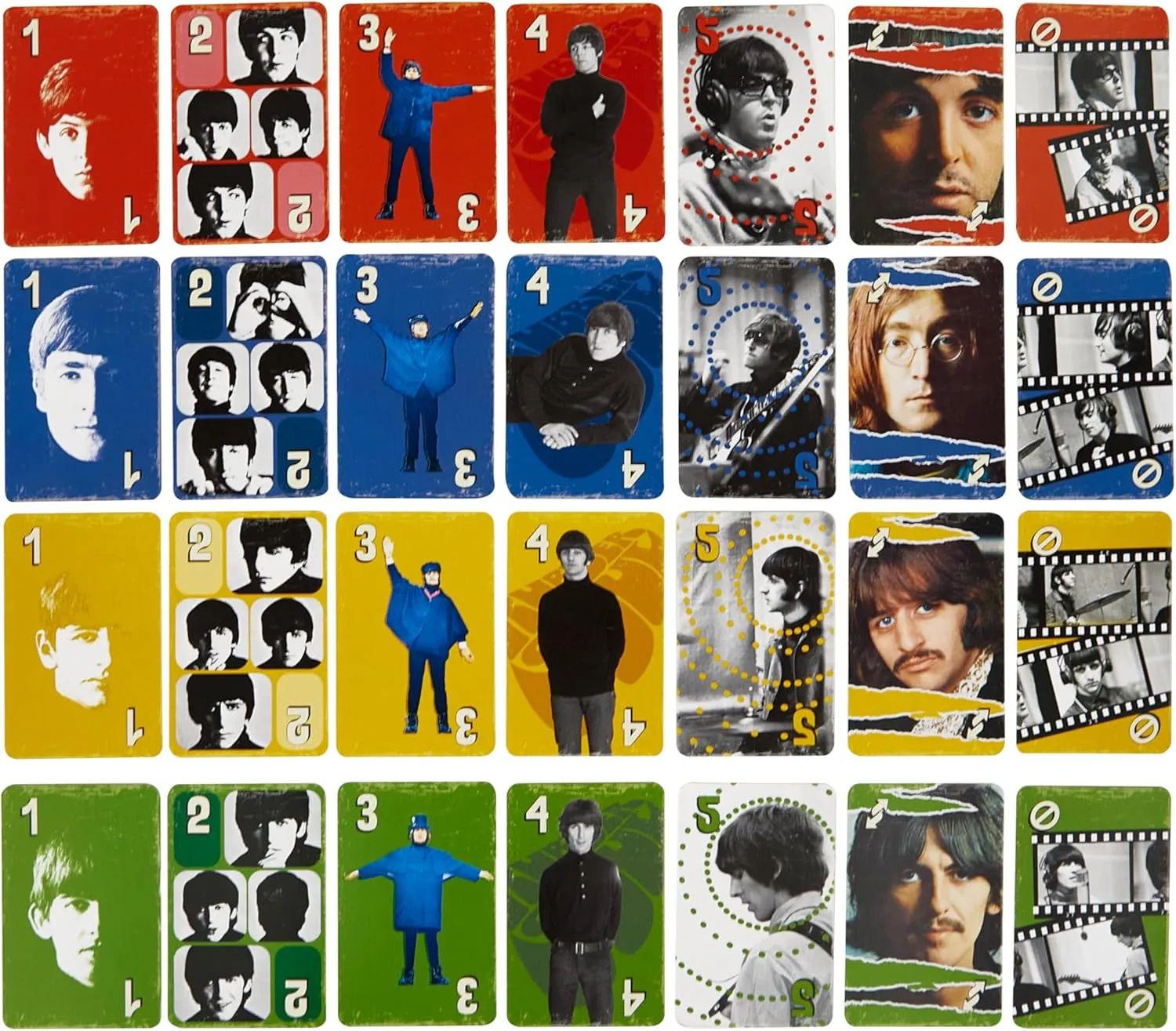 Mattel HYH42 - UNO - The Beatles - Kartenspiel alle Sprachen