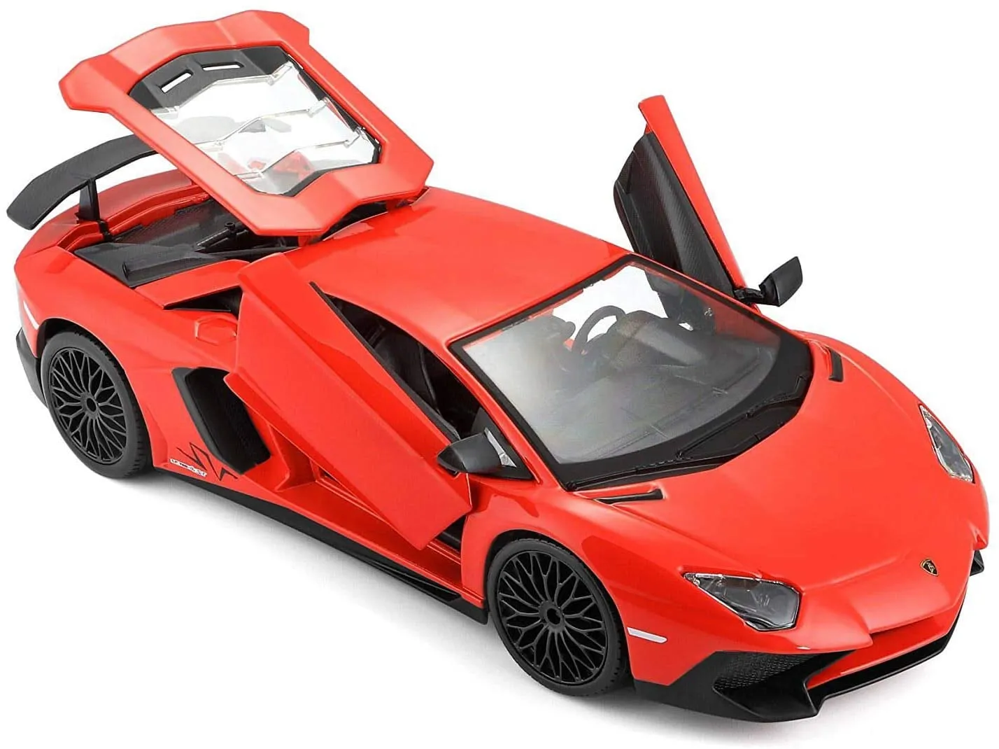 Bburago 18-21079 - Modellauto - Lamborghini Aventador LP 750-4SV (rot, Maßstab 1:24)