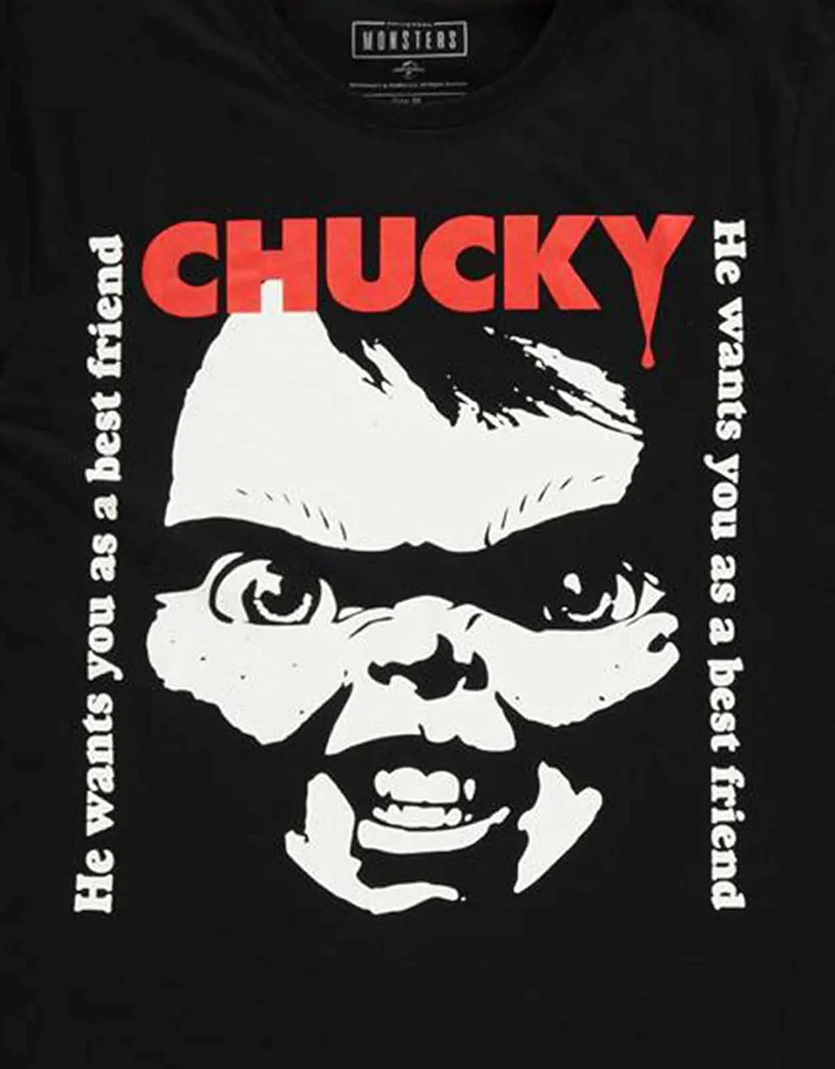 Difuzed - T-Shirt Herren - Chucky (schwarz)