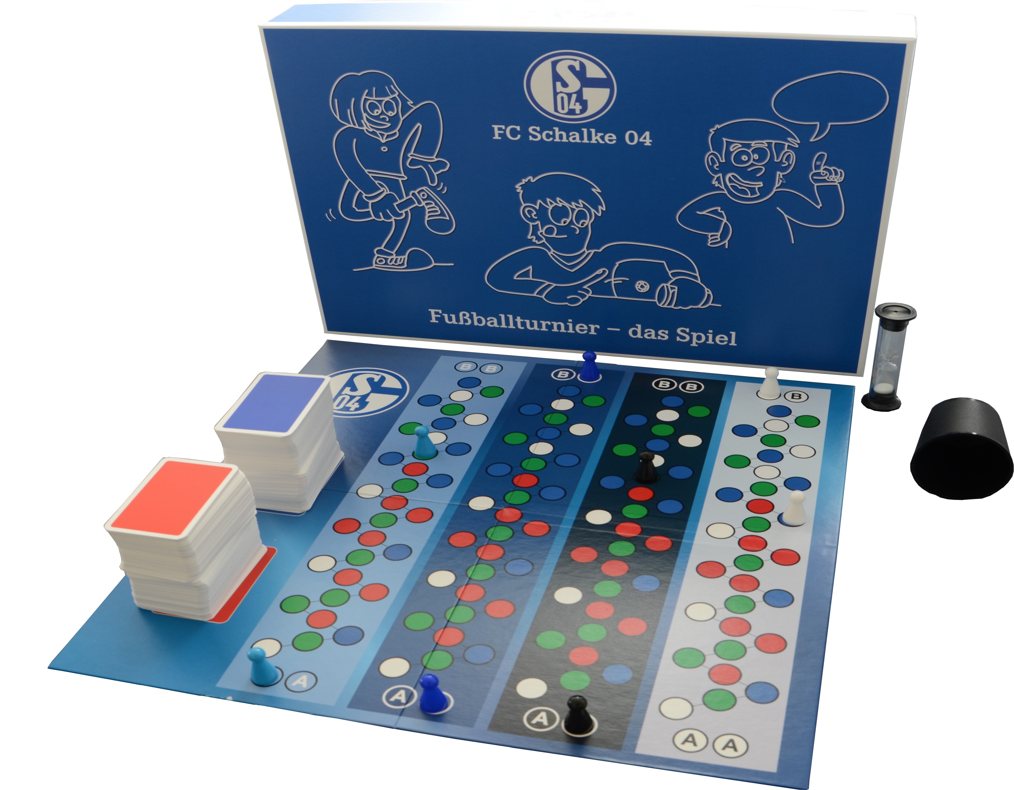 Teepe Verlag 22596929 - Schalke 04 Brettspiel - Fußballturnier