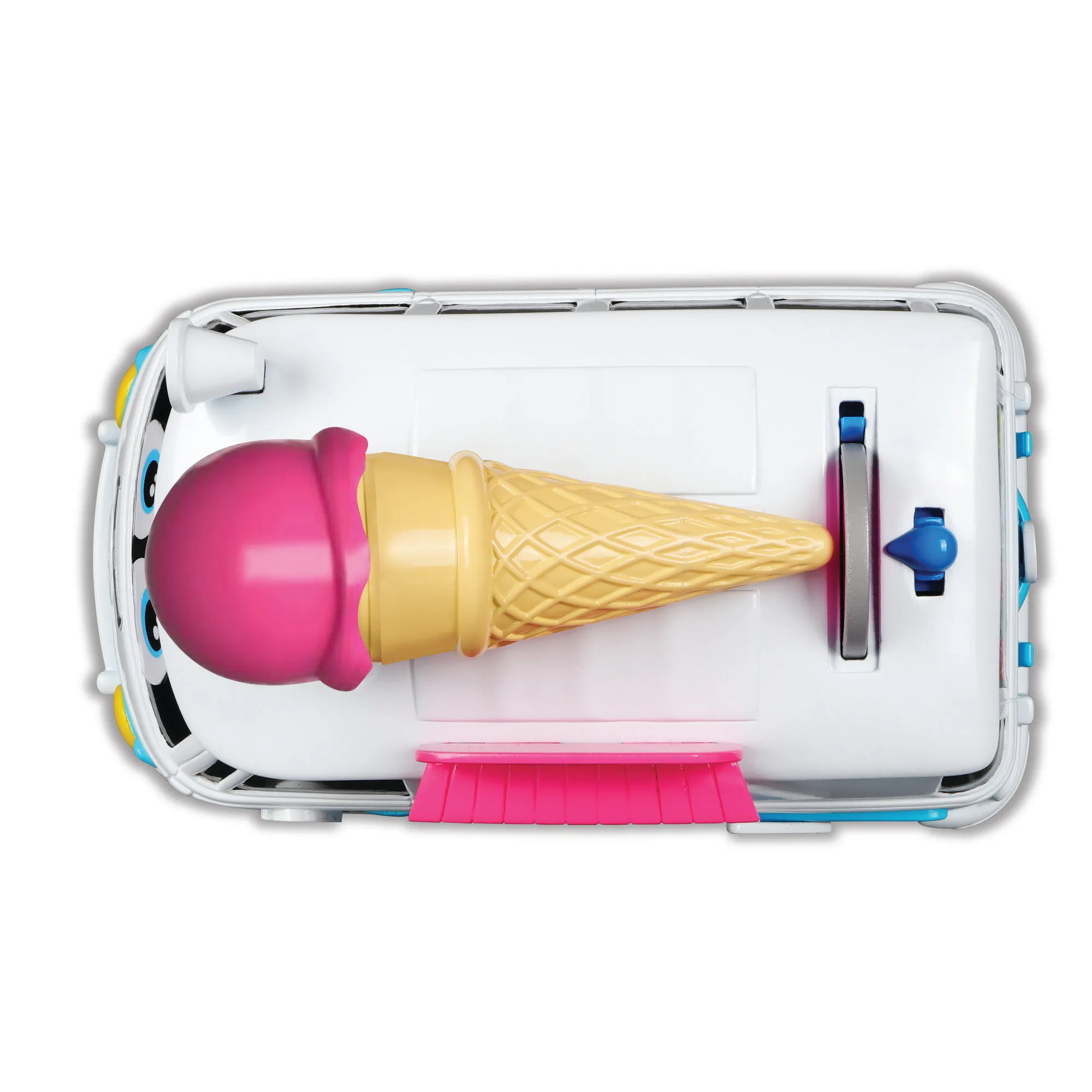 BB Junior - Spielzeugauto - Volkswagen Magic Ice Cream Bus (blau, 20cm)