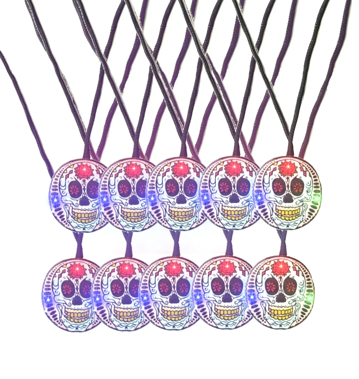 Halloween - LED Blinky Kette - Dia De Los Muertos