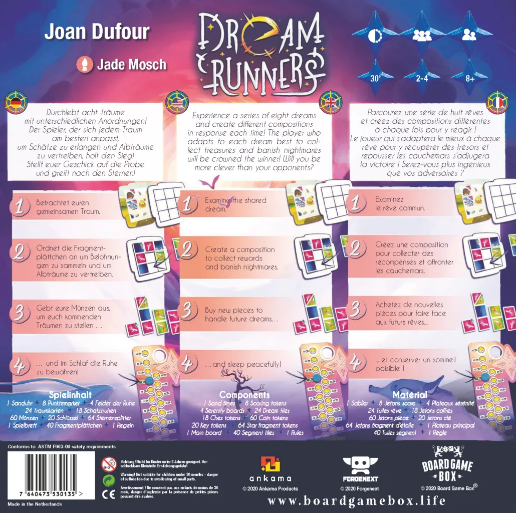 Board Game Box - Dream Runners