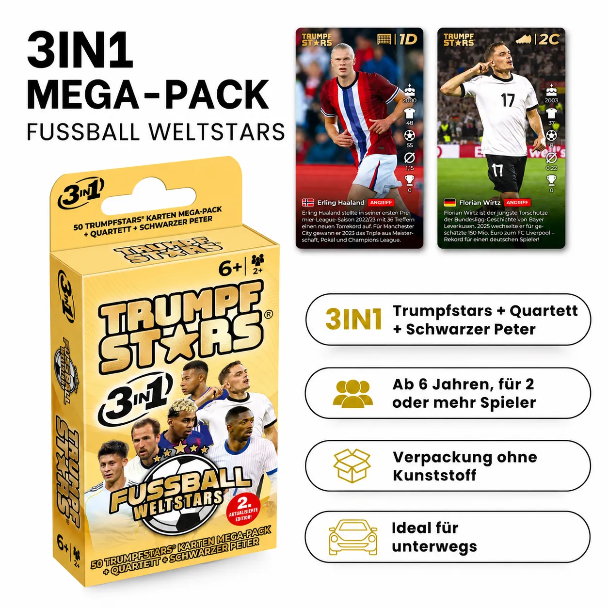 Trumpfstars - Fussball Weltstars (3 in 1) 2. Edition