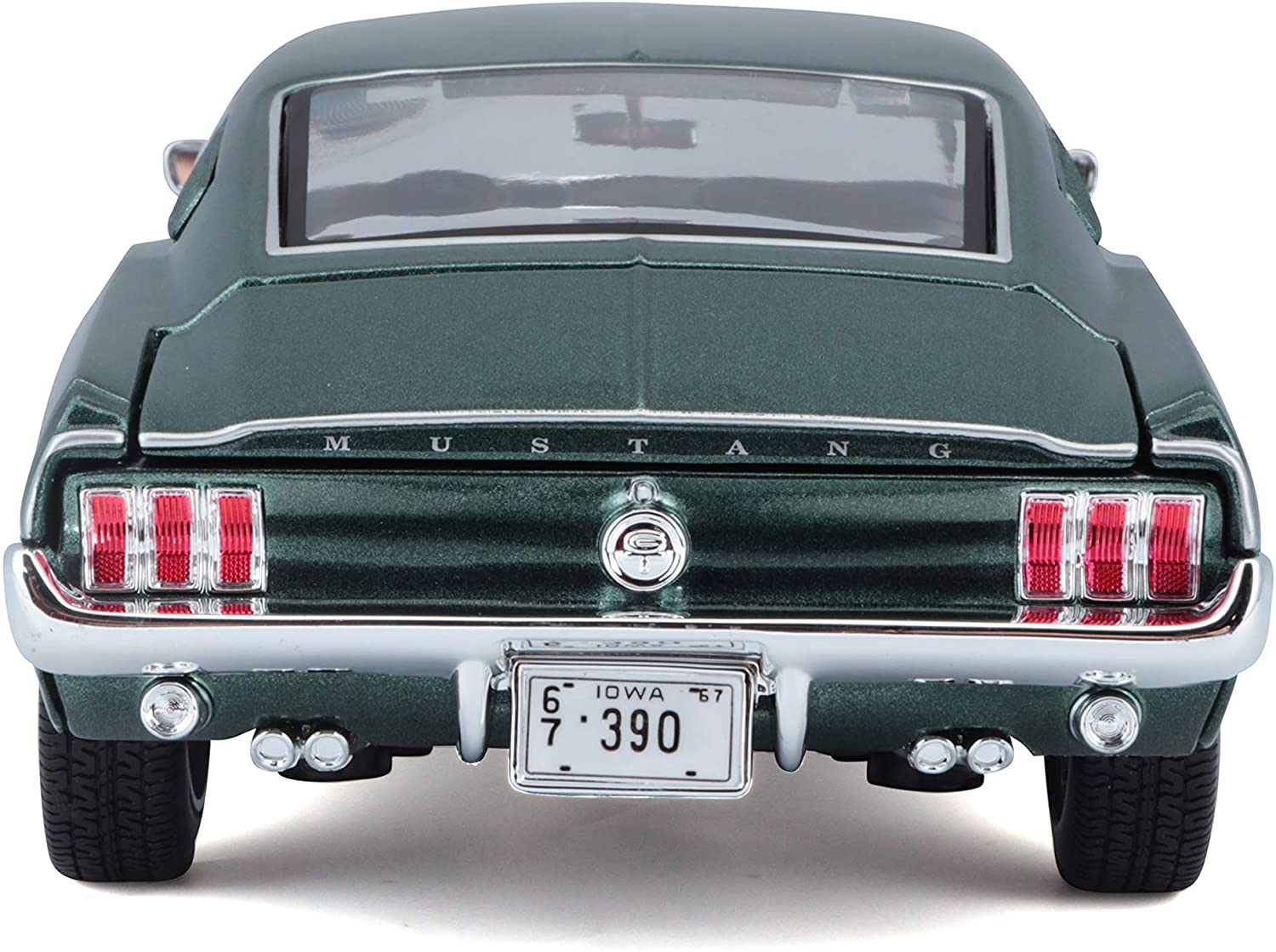 Maisto 31166 - Modellauto - Ford Mustang GTA Fastback '67 (grün, Maßstab 1:18)