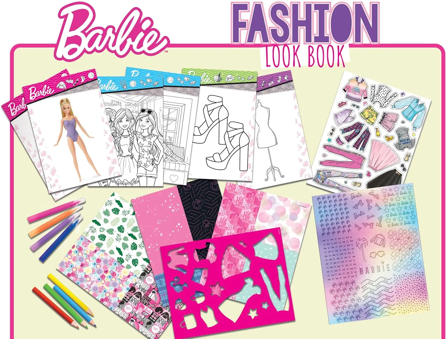 Lisciani 12677 - Barbie - Fashion Trend Look Book