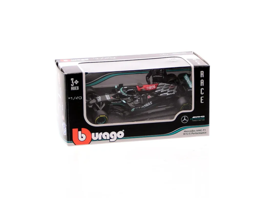 Bburago 18-38038 - Modellauto  - F1 Mercedes AMG W12 '21 Bottas (Maßstab 1:43)