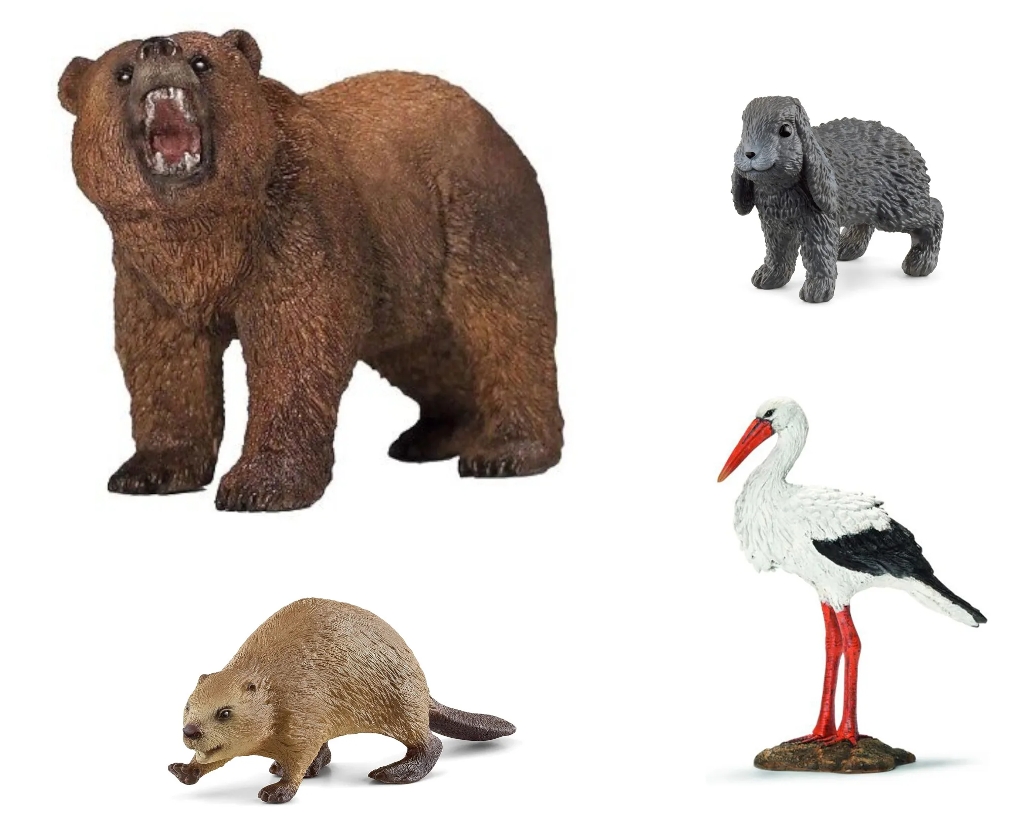 Schleich - Tierfiguren - wilde Tiere der Welt 14-teilig