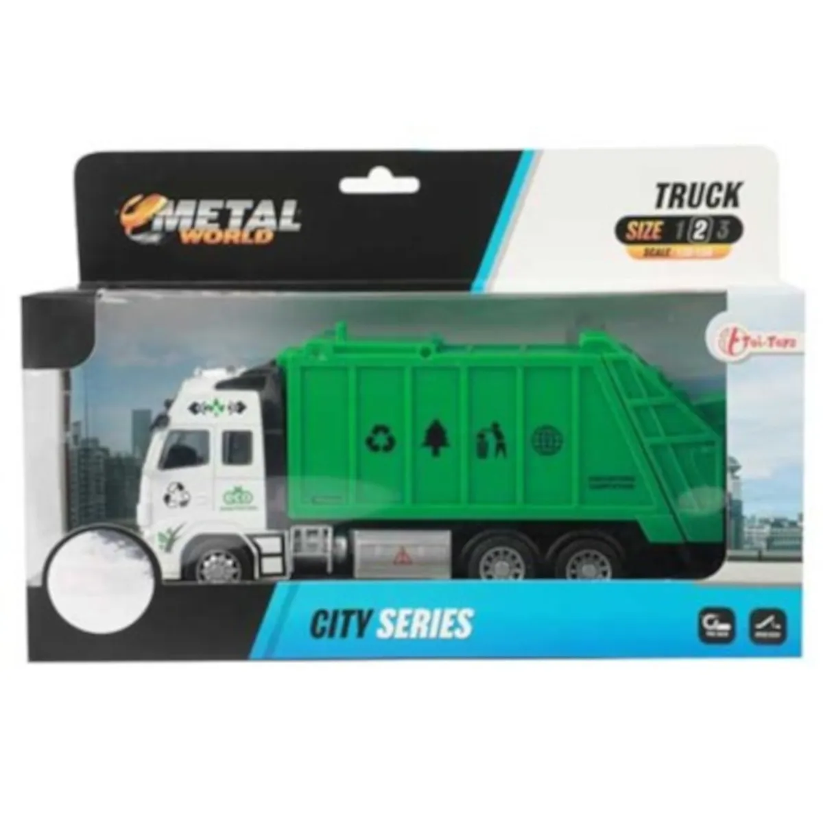Toi-Toys 24568Z - METAL City Series Lastwagen 18cm