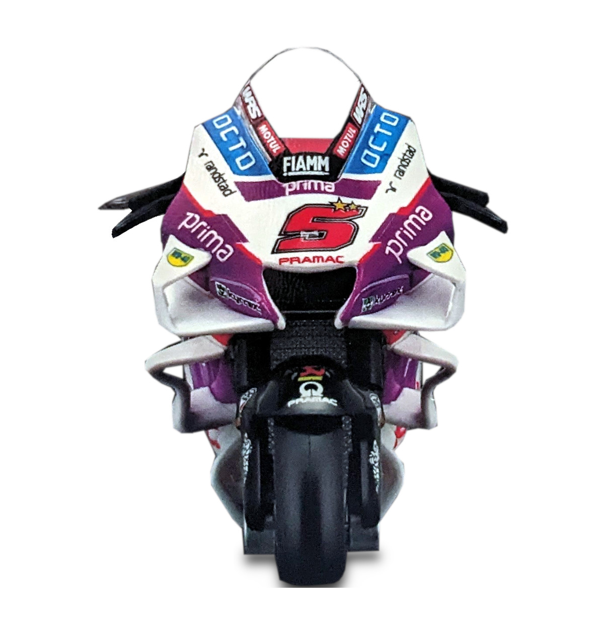 Maisto 36390 - Modellmotorrad - MotoGP Ducati Pramac '22 #5 Johann Zarco (Maßstab 1:18)