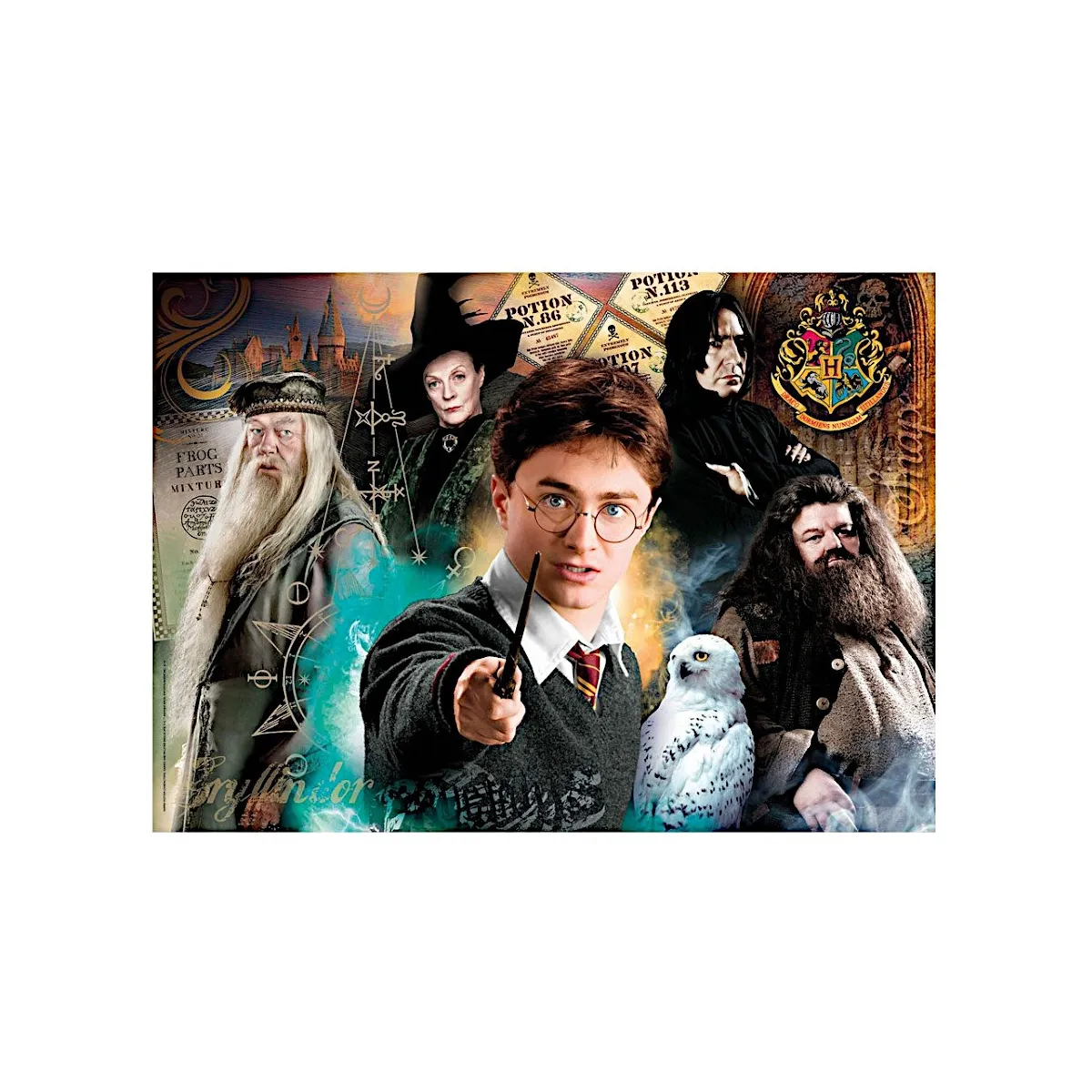Clementoni 80075 - Puzzle - Harry Potter (1x 500 Teile, 2x 1000 Teile)