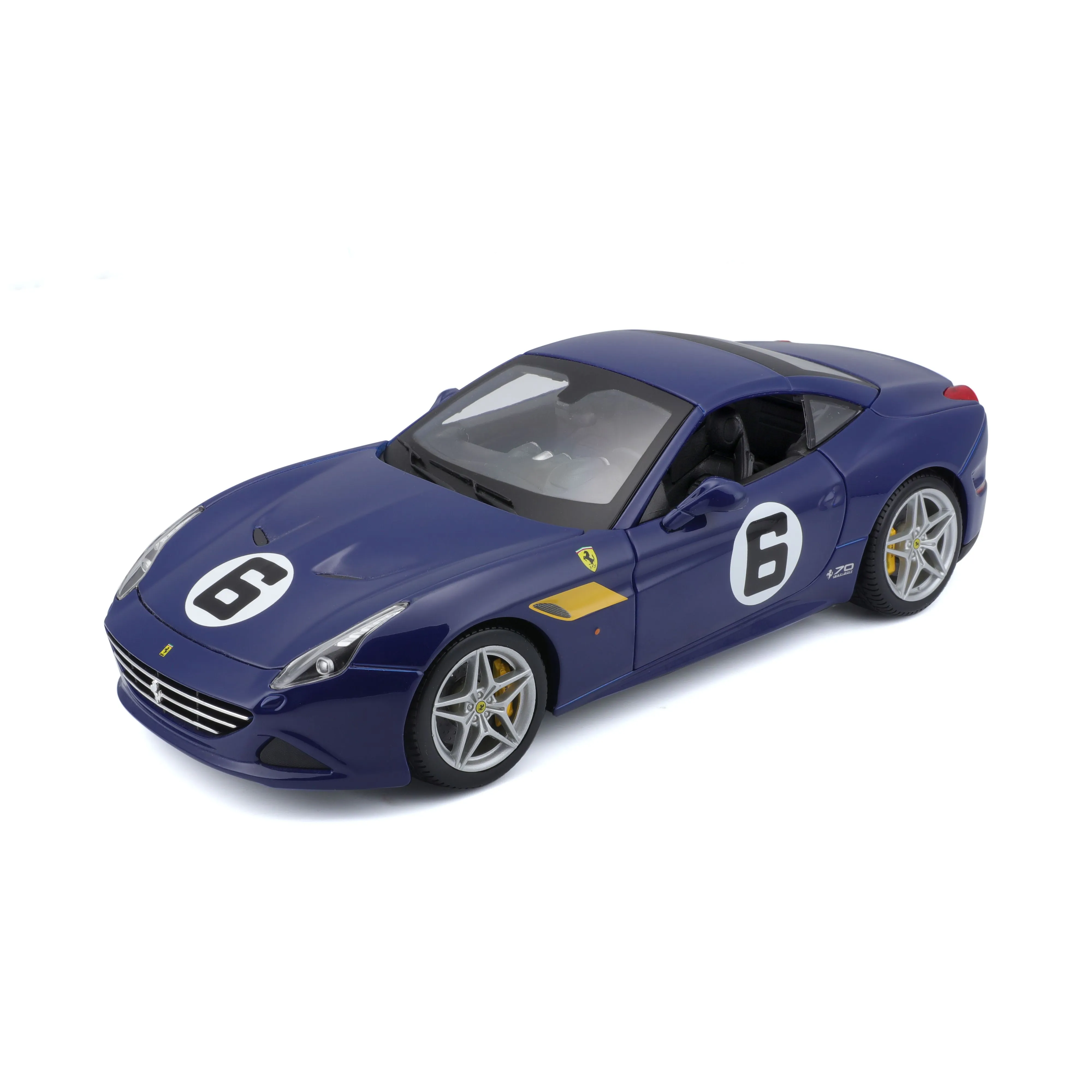Bburago 18-76104 - Modellauto - Ferrari California T The Sunoco (blau, Maßstab 1:18)