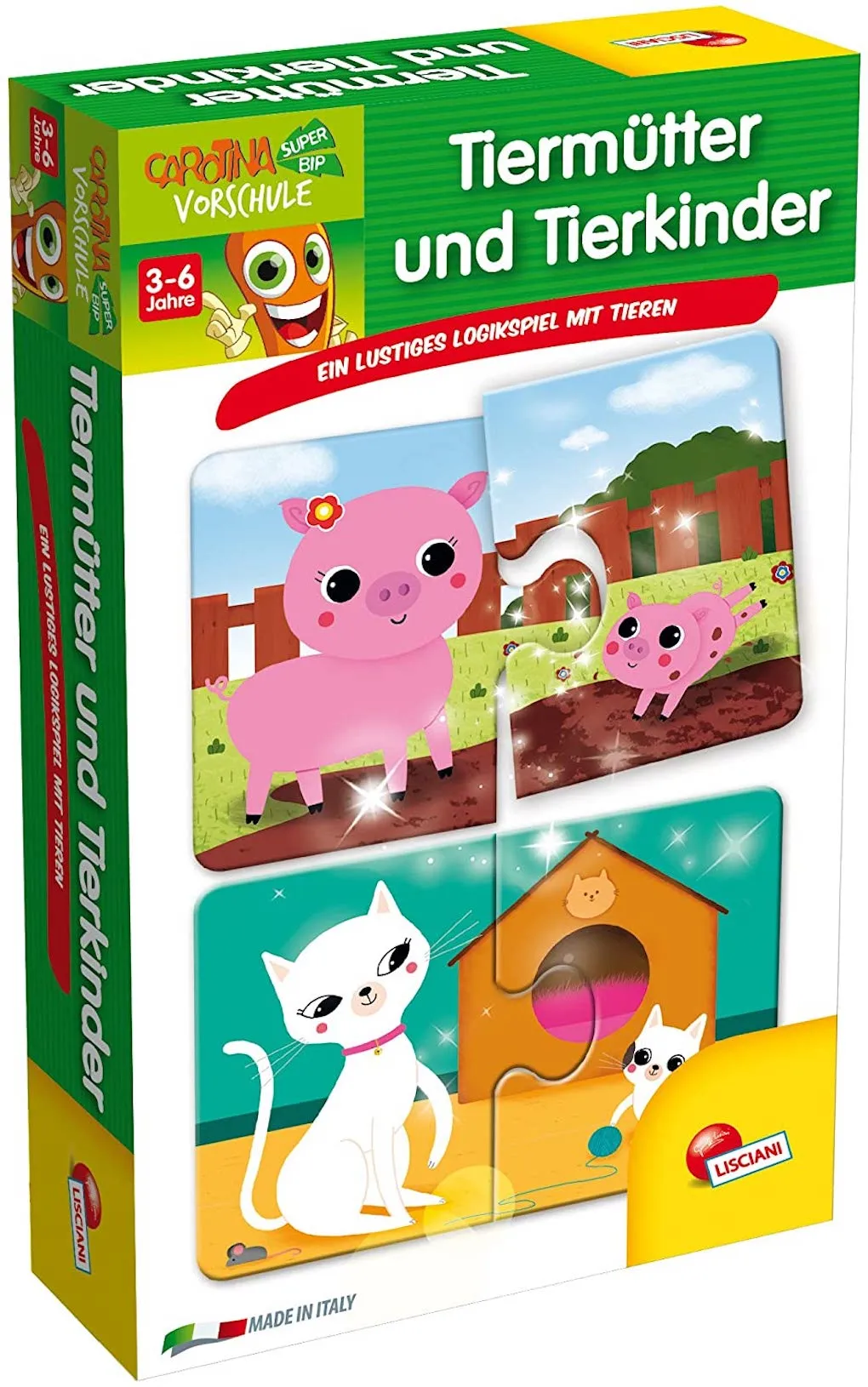 Logikspiel - Tiermütter und Tierkinder