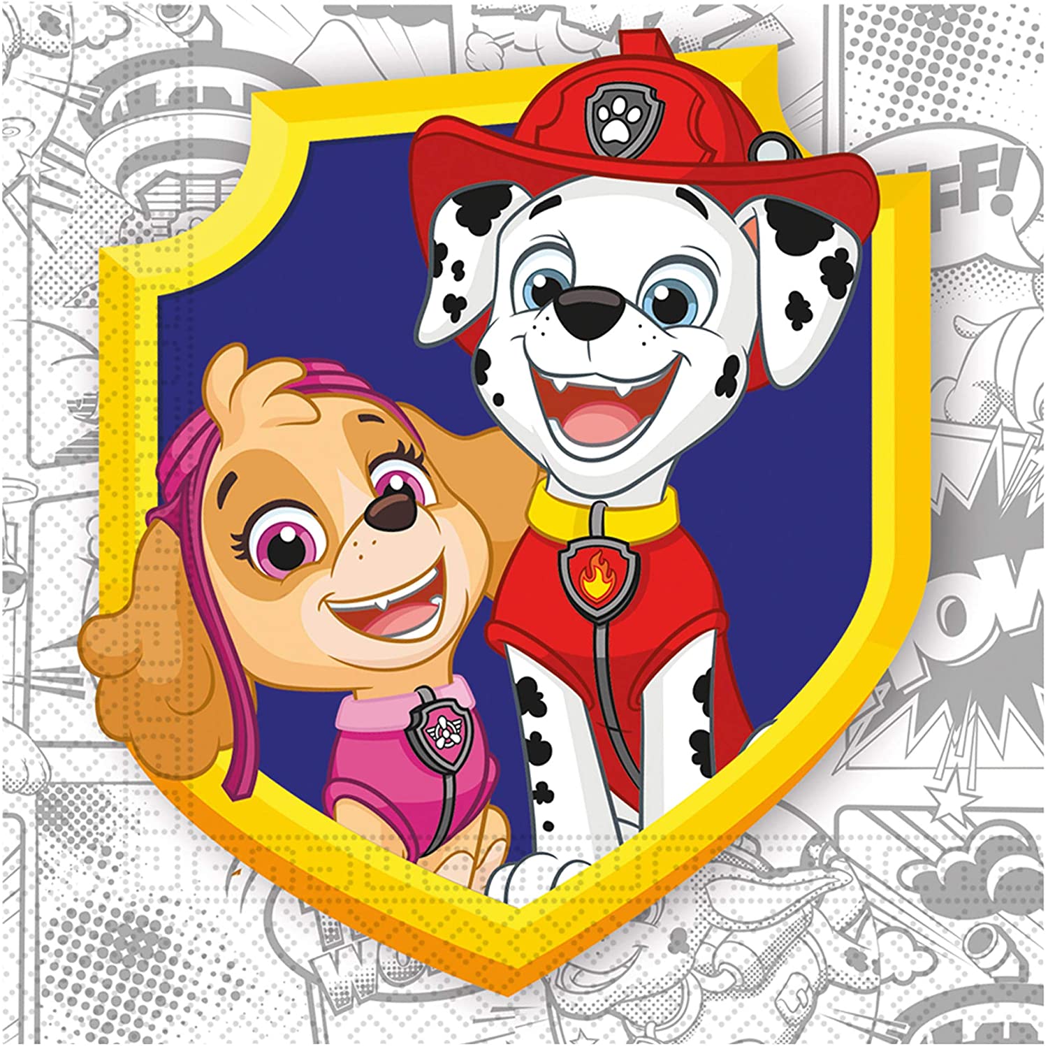 Paw Patrol - Kindergeburtstags-Set (46-teilig, kompostierbar)