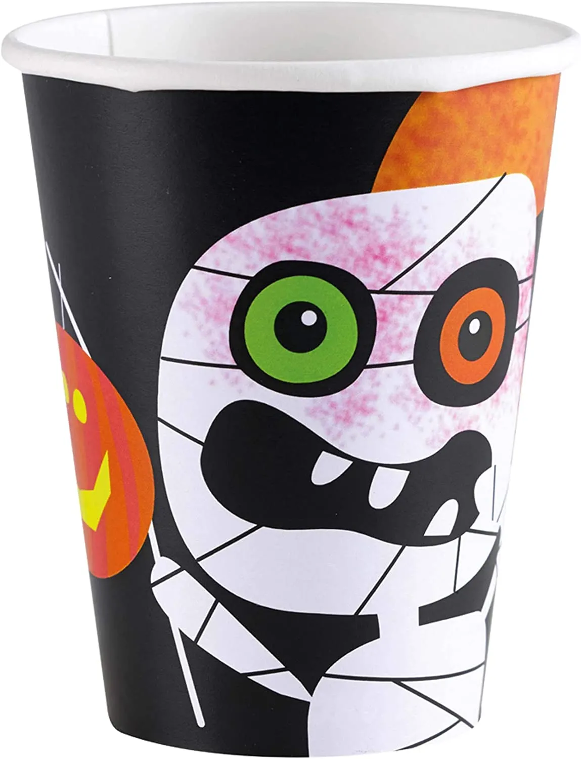 Amscan 998386 - Halloween - Pappbecher (8 Stück, 266ml)