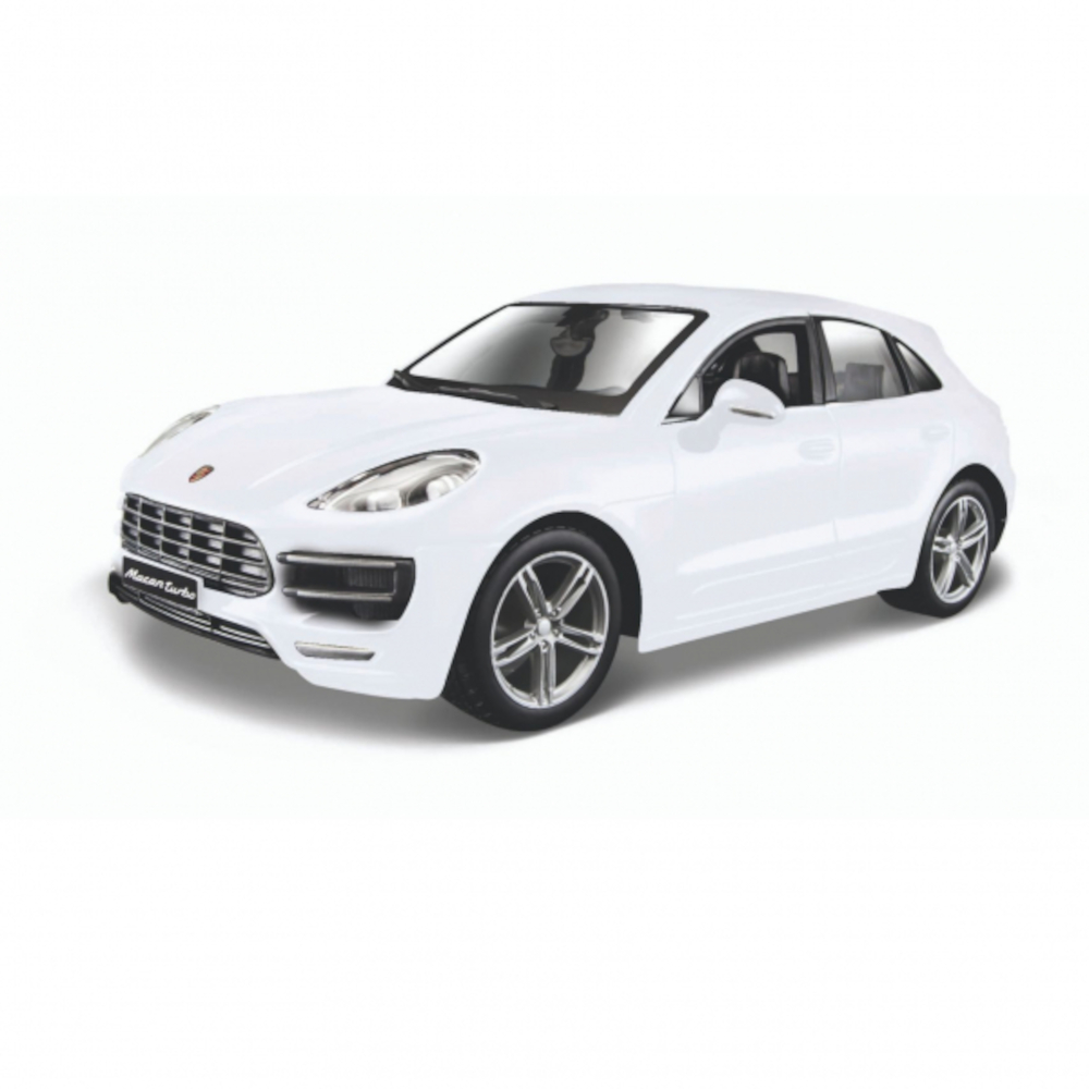 Bburago 18-21077 - Modellauto - Porsche Macan (weiß, Maßstab 1:24)