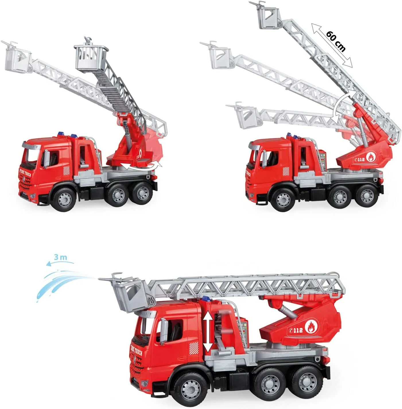 Lena - Worxx Feuerwehrauto - Mercedes-Benz Arocs (49cm)