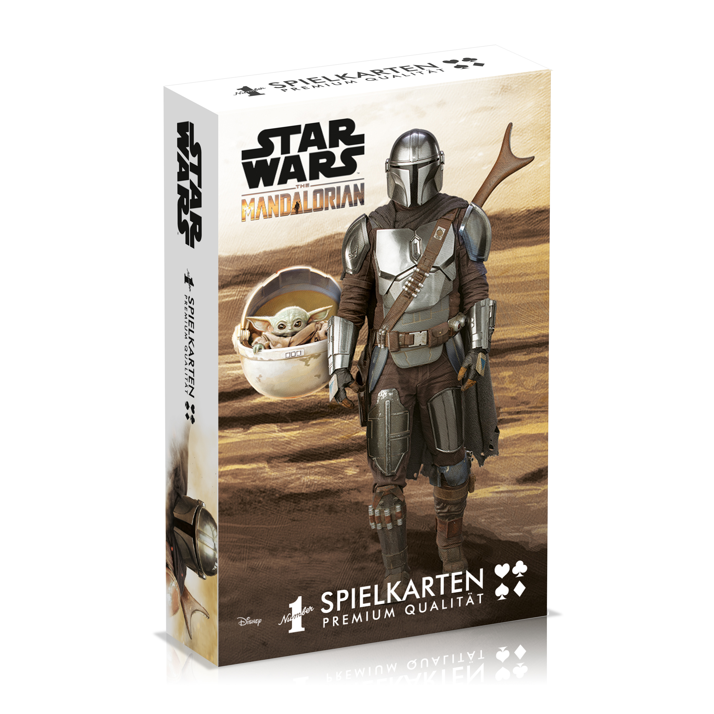Winning Moves Number 1-  Spielkarten - Mandalorian »Baby Yoda«