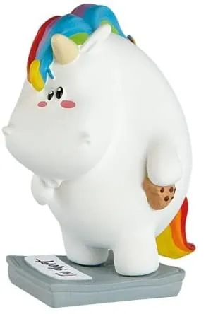 Pummeleinhorn Sammelfigur "Pummeleinhorn auf Waage"