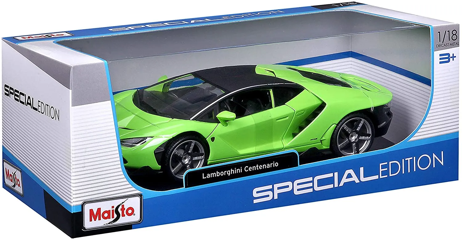 Maisto 31386 - Modellauto - Lamborghini Centenario (grün, Maßstab 1:18)