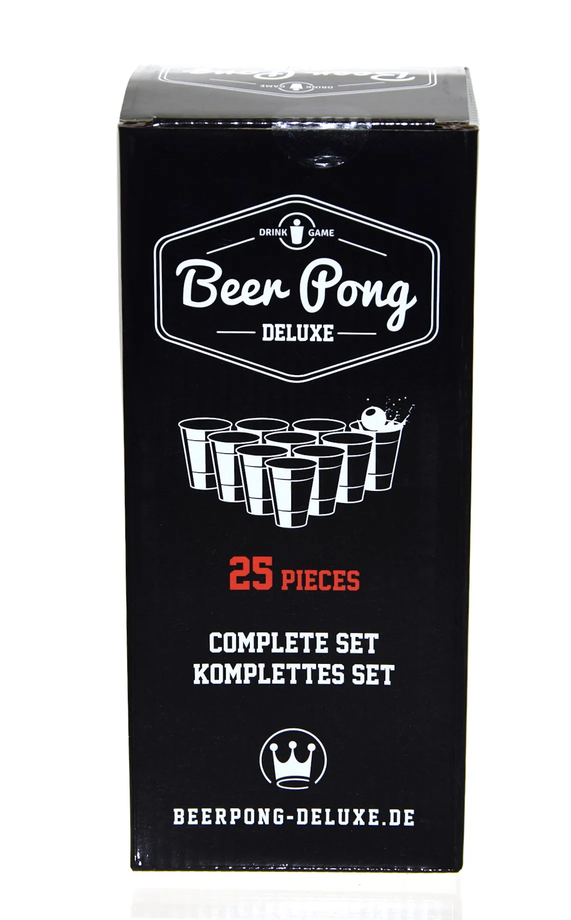 Beerpong-Deluxe Komplettes Set (22 Becher, 3 Bälle)
