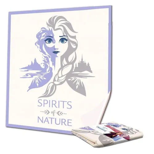 Frozen / Die Eiskönigin II Set Fleece-Decke (160x130cm) + Kissen (45x45cm)