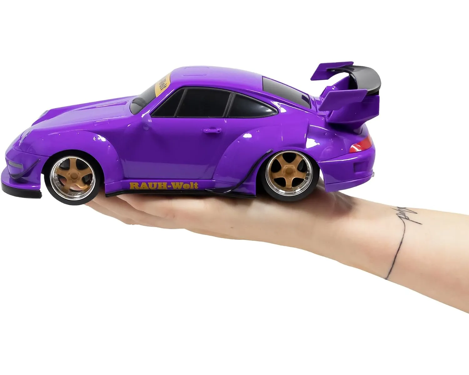 Maisto Tech 82340 - Ferngesteuertes Auto - Porsche 911 993 RWB (lila, Maßstab 1:24)