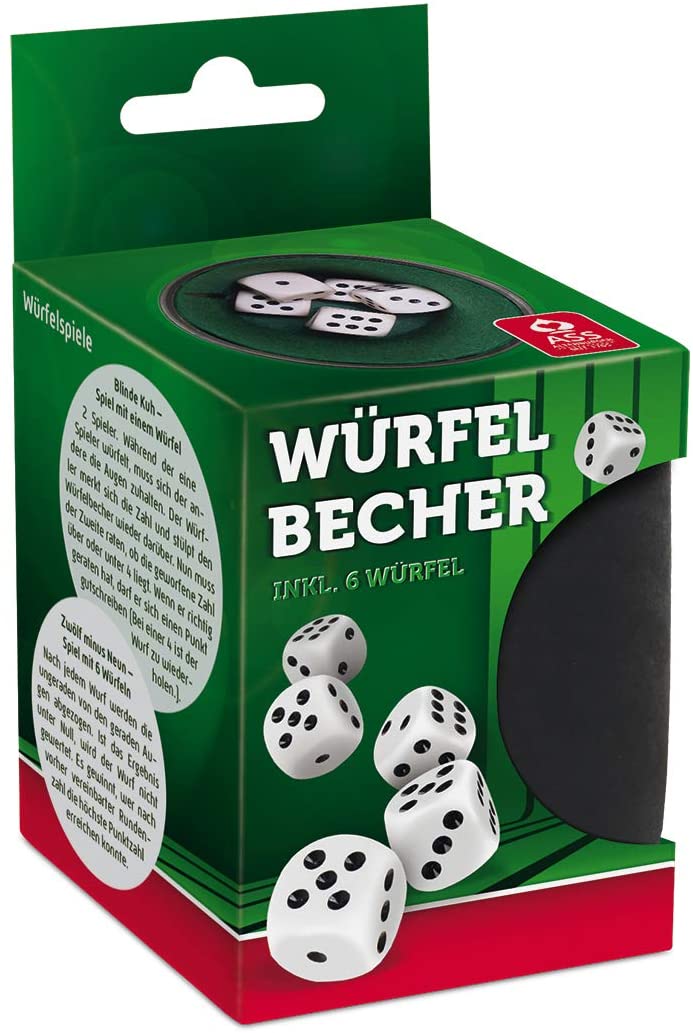 ASS Altenburger - Würfelbecher inkl. 6 Würfel