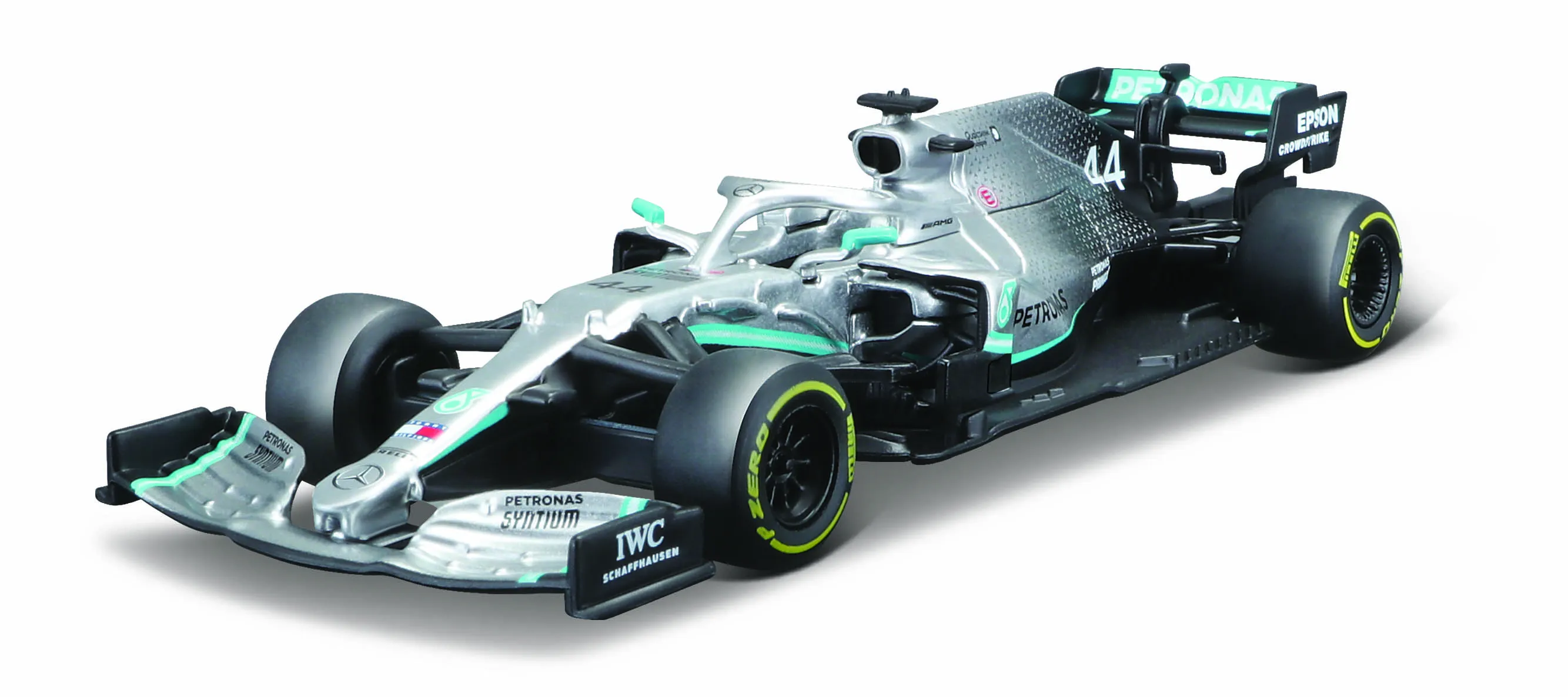 Mercedes Modellauto AMG Petronas F1 W10 EQ Power+ Hamilton (Maßstab 1:43)