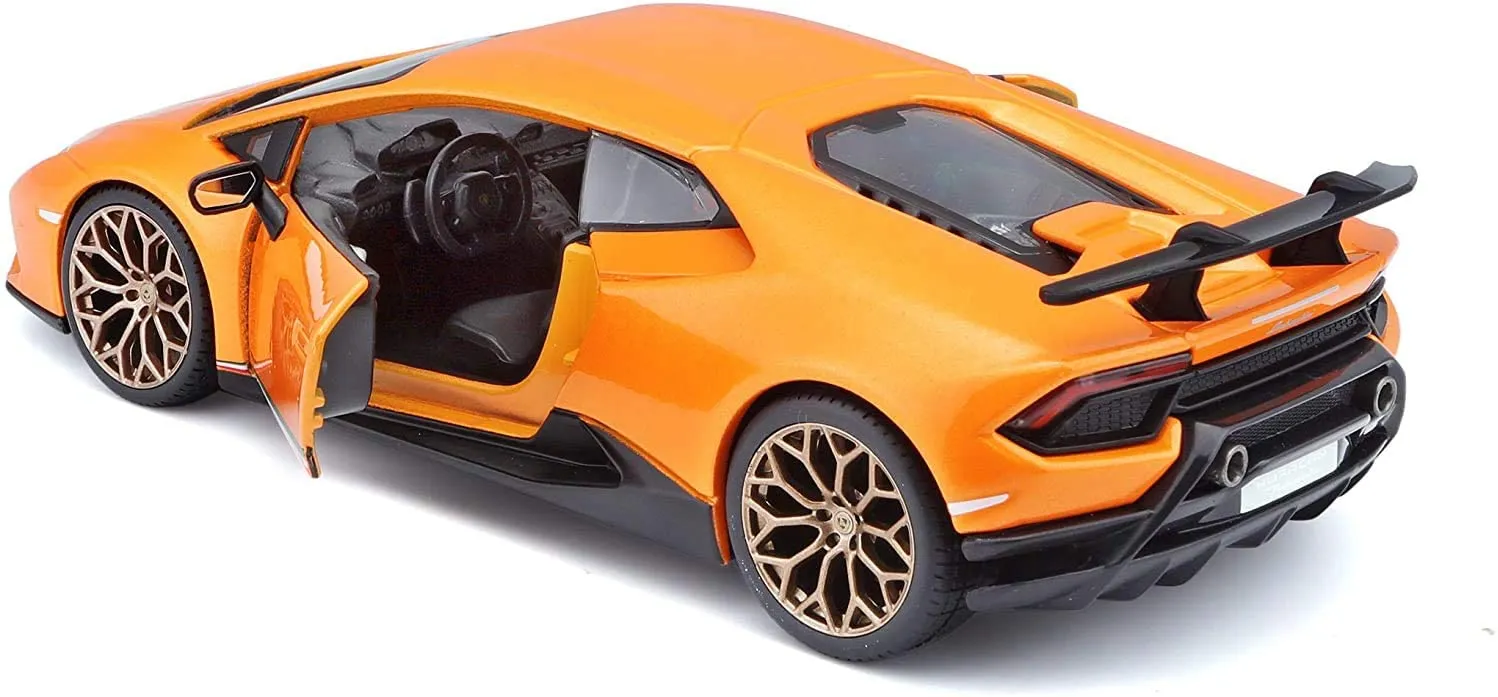 Bburago 18-21092 - Modellauto - Lamborghini Huracan Performante (orange, Maßstab 1:24)