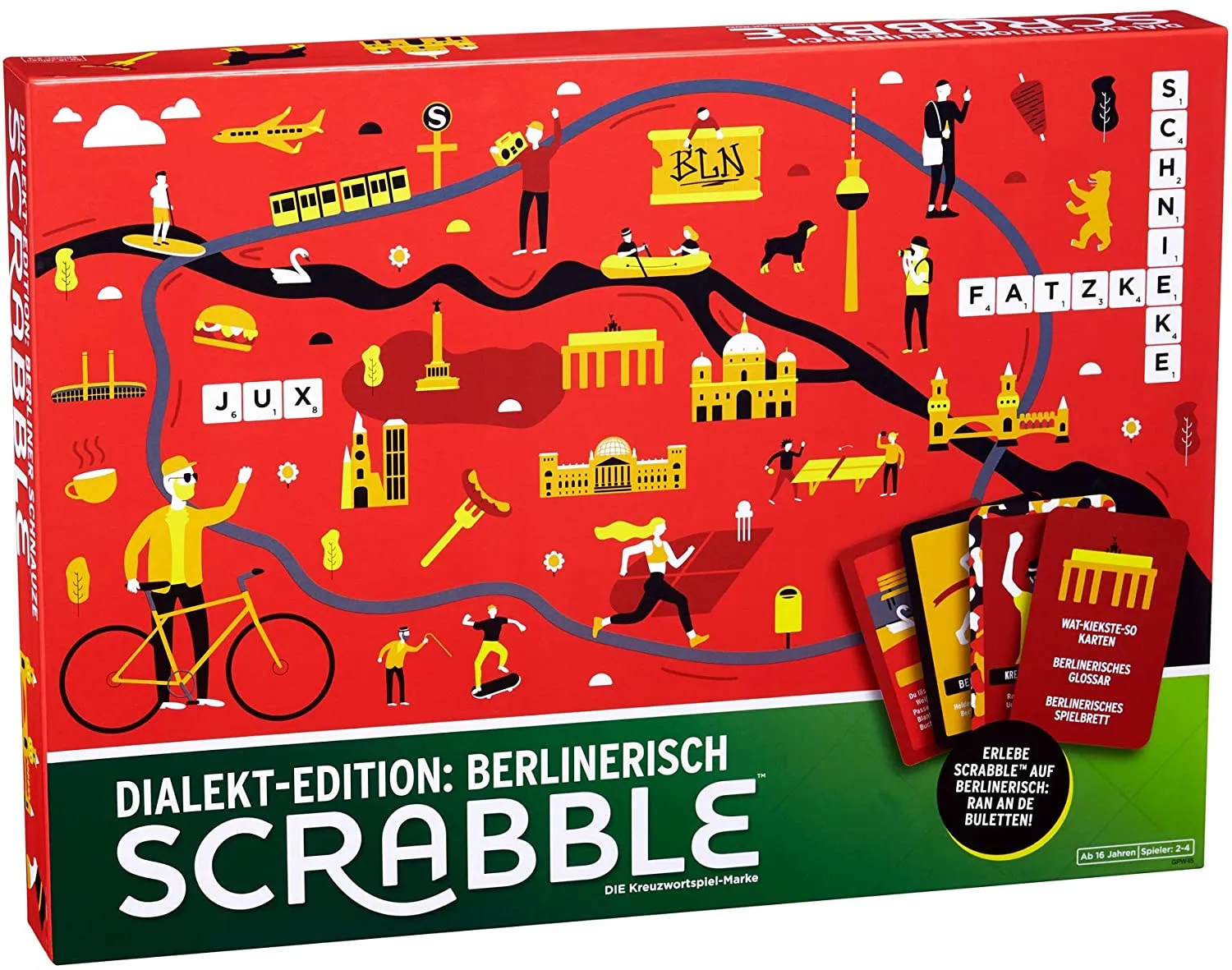 Mattel - Scrabble - Dialekt-Edition: Berlinerisch