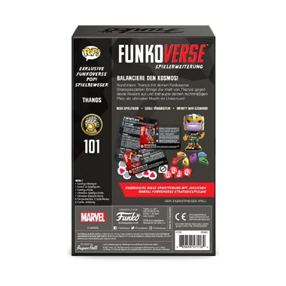 Funko - Strategie-Spiel - Funkoverse Marvel + Erweiterung