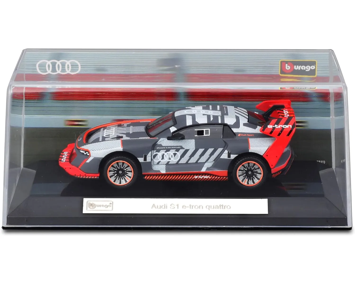 Bburago 18-38311 - Modellauto - Audi S1 e-tron quattro Hoonitron (Maßstab 1:43)