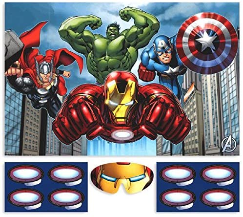 Amscan 271354-55 - Marvel Avengers - Partyspiel